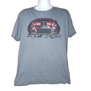 SHELBY GT 500 GRAY T SHIRT SIZE XL